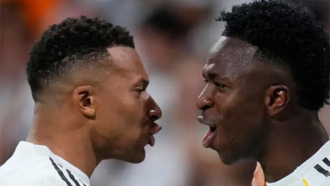 Kylian Mbappe luôn sát cánh cùng Vinicius  Kylian Mbappe luôn sát cánh cùng Vinicius